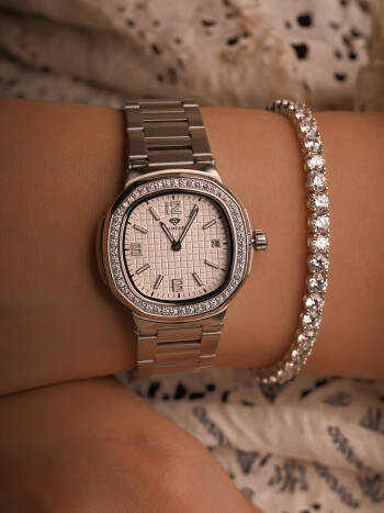 Aqua steel - white